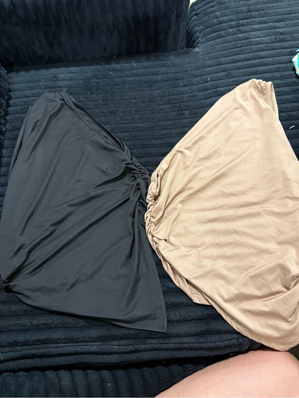 Two One shoulder Tops